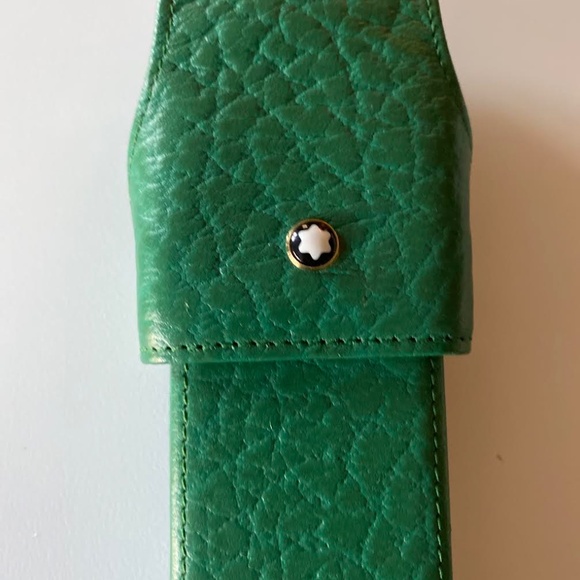 Authentic Mont Blanc Leather Pen Case - Picture 3 of 9